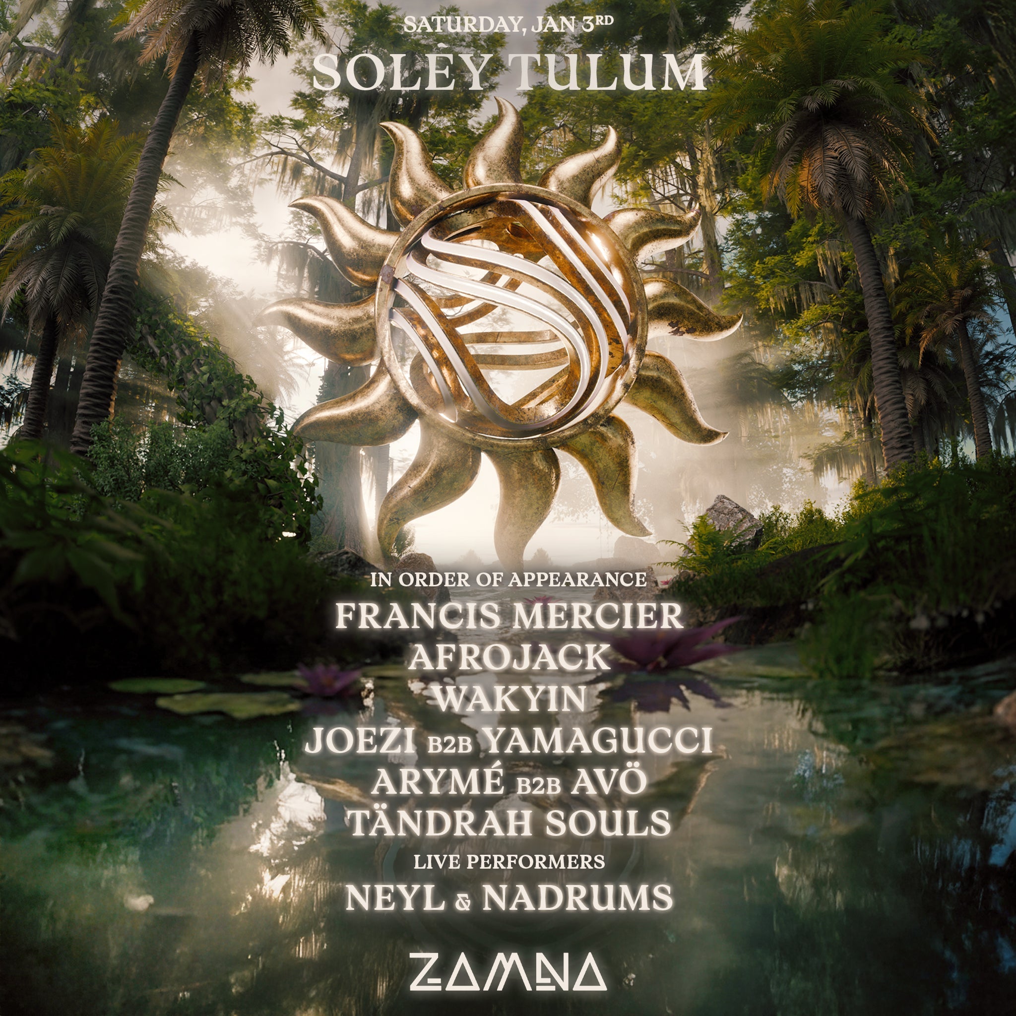 FRANCIS MERCIER AT ZAMNA TULUM